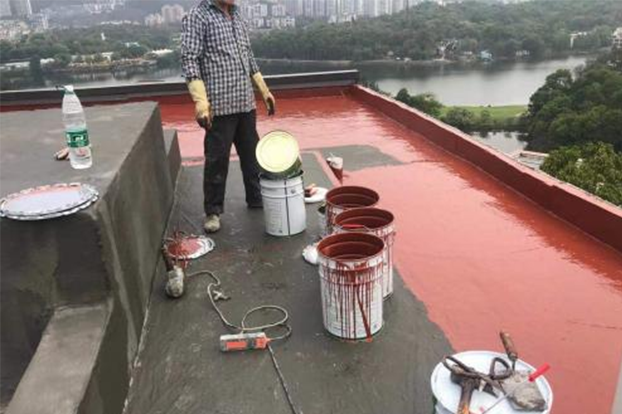 頤和山莊B2區博雅三街C21棟別墅防水工程