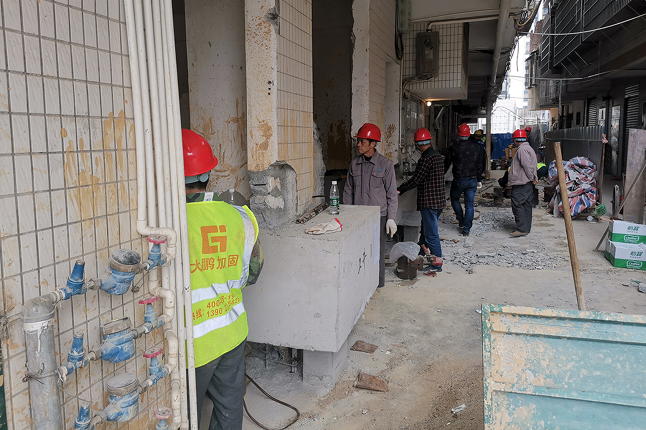 廣州市海珠區私宅結構加固設計頂升糾偏工程